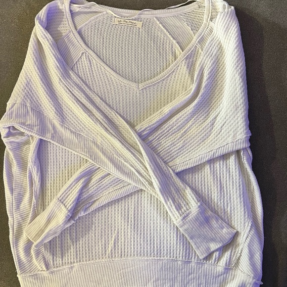Free People Waffle Long Sleeve 🤍 - Picture 4 of 6